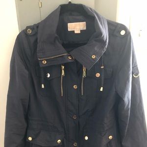 Navy blue Michael kors all weather jacket